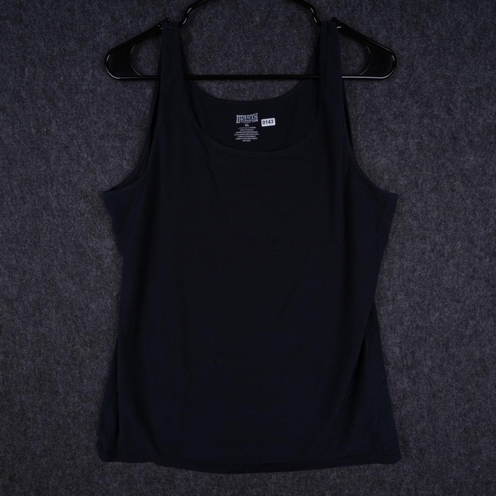 Duluth Trading Co Tank Top Womens XL Black Excellent Stretch Scoop Neck 73509